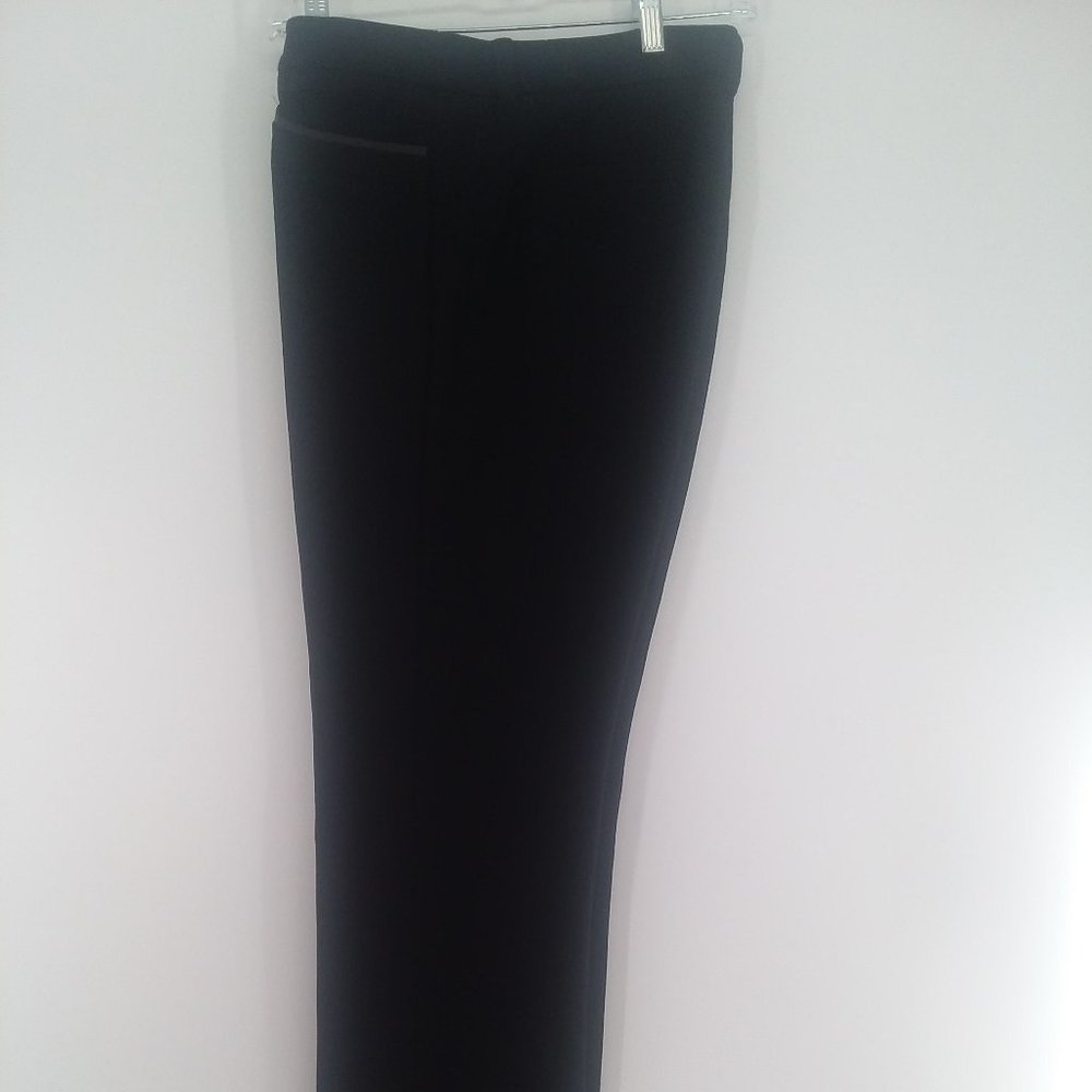 Charter Club Black Pants with faux leather pocket trim Size 10 3/$30